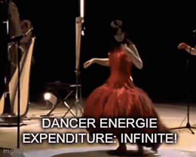 Woman In Red Dress Dancing Dancer Energie Expenditure Infinite GIF