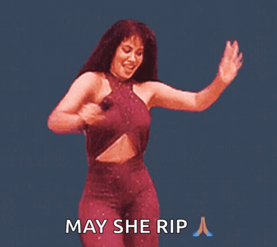 Woman In Red Dress Dancing May She Rip GIF