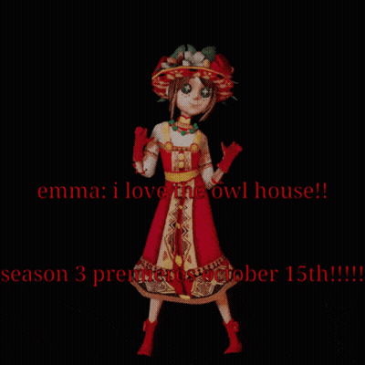 Woman In Red Dress Dancing Saying Emma I Love The Owl House GIF