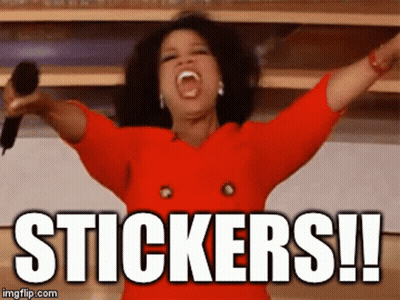 Woman In Red Dress Holding Microphone Saying Stickers GIF