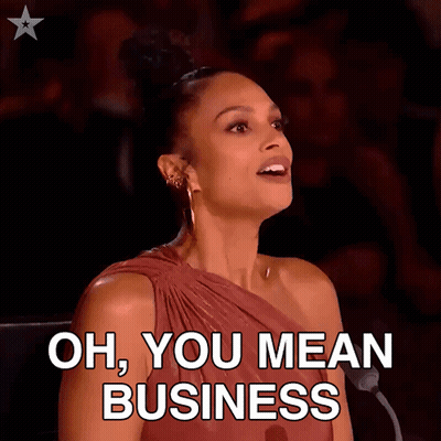 Woman In Red Dress Oh You Mean Business GIF