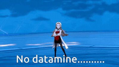Woman In Red Dress Saying No Datamine GIF