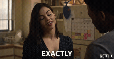 Woman In Red Dress Saying You Still Do It In Front Of IMDb Logo GIF