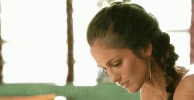 Woman In Red Dress Singing Into Microphone GIF