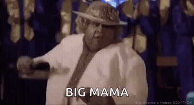 Woman In Red Dress With Balloons Not In Big Momma's House GIF