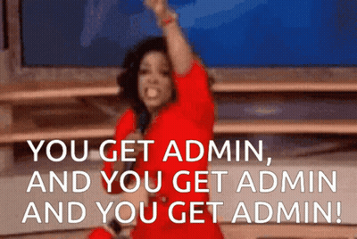 Woman In Red Dress You Get Admin And You Get Admin GIF