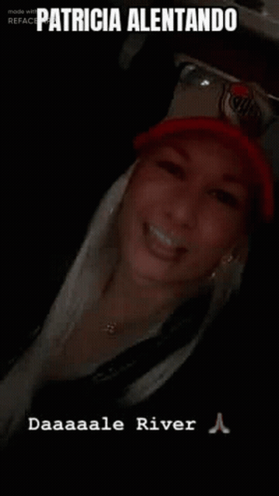 Woman In Red Hat Smiling GIF