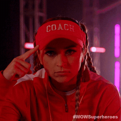 Woman In Red Hat With Coach GIF