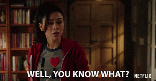 Woman In Red Hoodie Says Well You Know What Netflix GIF