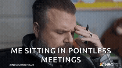 Woman In Red Jacket Holding Microphone Saying You Get A Meeting GIF