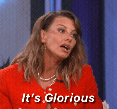 Woman In Red Jacket It's Glorious GIF