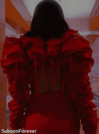 Woman In Red Jacket Saying Sukoon Forever GIF
