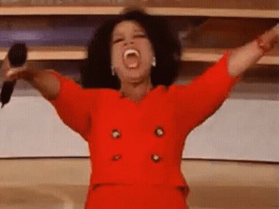 Woman In Red Jacket Singing GIF