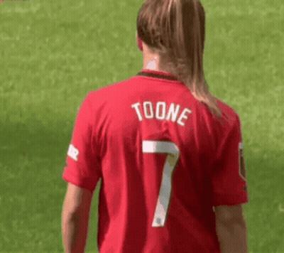 Woman In Red Jersey Toone GIF