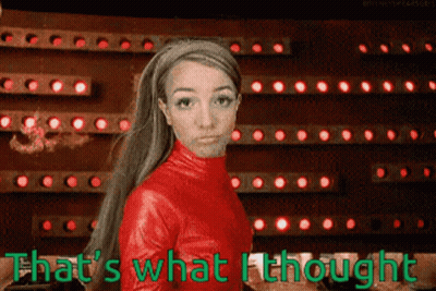 Woman In Red Leather Jacket GIF