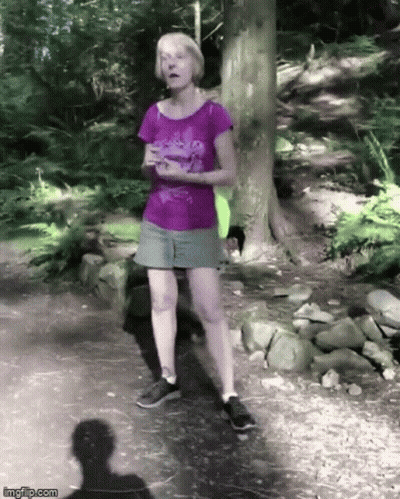 Woman In Red Robe Funny Face Don't You Know Who I Am GIF
