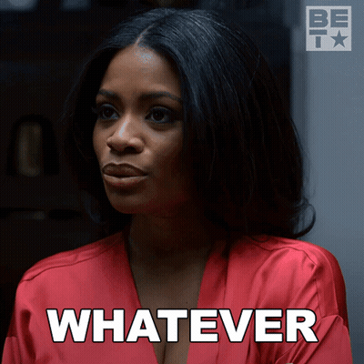 Woman In Red Robe With Whatever GIF