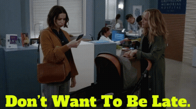 Woman In Red Shirt Here We Go GIF