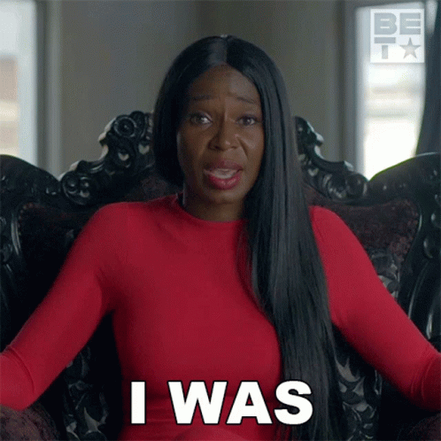 Woman In Red Shirt With Words I Was Above GIF