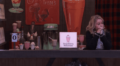 Woman In Red Sweater Hugging Another Woman GIF
