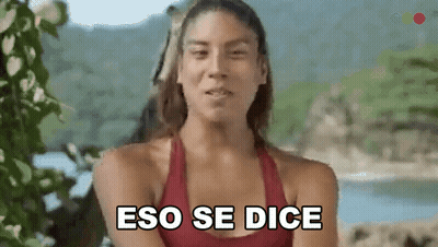 Woman in Red Tank Top Says Eso Se Dice