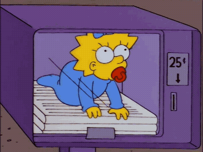 Woman In Red Top Bed With Funnel Screen GIF