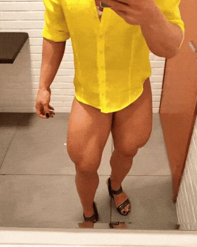 Woman In Red White And Blue Cape GIF