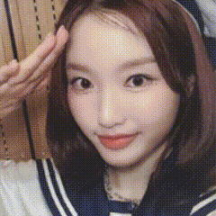 Woman In Sailor Suit Saluting GIF