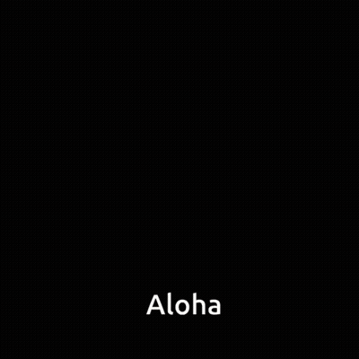 Woman In Scrub Top Saying Aloha GIF