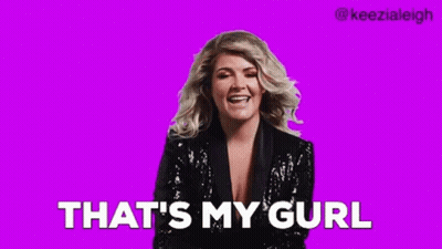 Woman In Sequined Jacket Making Funny Face GIF