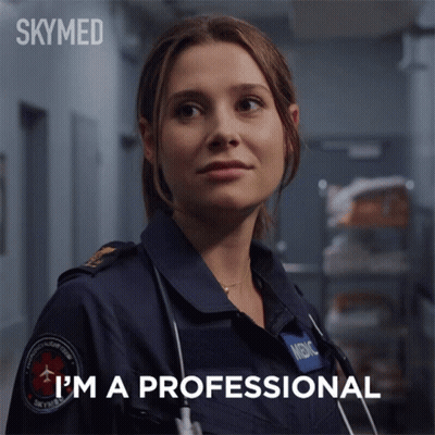 Woman in Skymed Uniform Says She Is a Professional