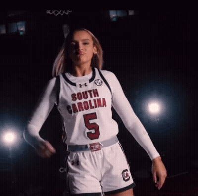 Woman In South Carolina Jersey Dancing GIF