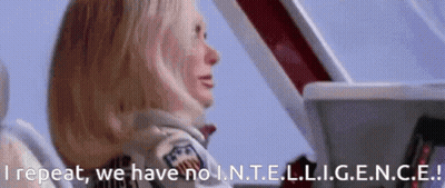 Woman In Space Suit Says I Repeat We Have No GIF