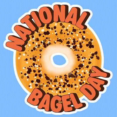 Woman In Sticker T-Shirt Asking If Someone Said Bagels GIF