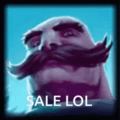 Woman In Striped Shirt Next To Sale Sign GIF