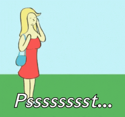 Woman In Striped Shirt Says Girl Please GIF