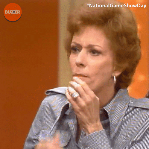 Woman In Striped Shirt Wiping Mouth With Napkin Buzzr GIF