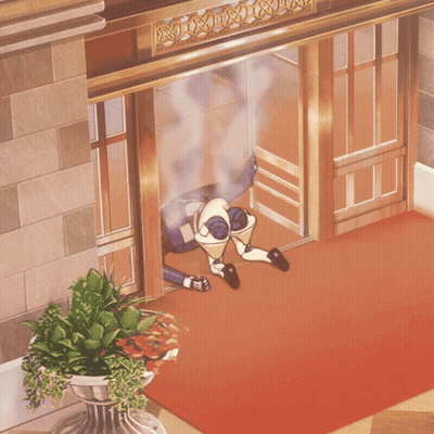 Woman In Suit Dancing In Room GIF