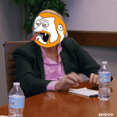 Woman In Suit Sitting At Table With Water GIF