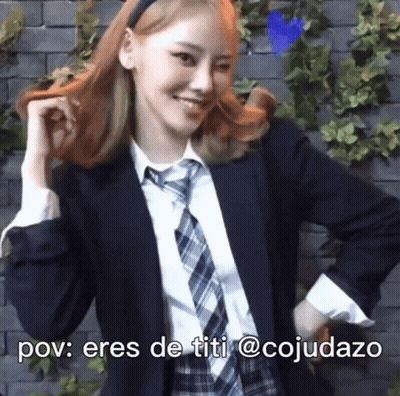 Woman In Suit Smiling Pov Eres De Titi @Cojudazo GIF