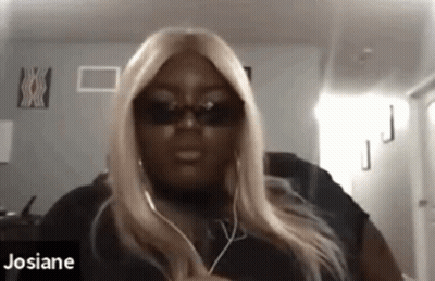 Woman In Sunglasses And Headphones GIF