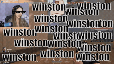 Woman In Sunglasses And Headphones Playing Winston GIF