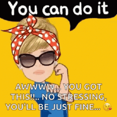 Woman In Sunglasses And Polka Dot Headband Holding Fist Up GIF