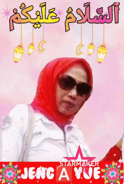 Woman In Sunglasses And Red Scarf Starmaker Jeng GIF