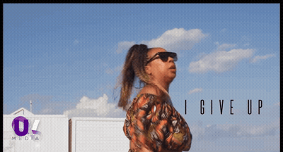 Woman In Sunglasses Saying I Give Up GIF