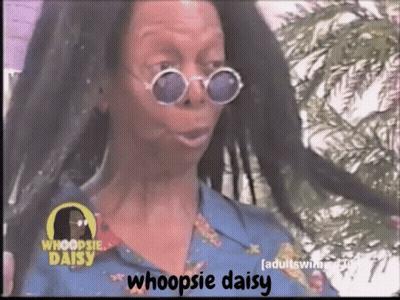 Woman In Sunglasses Saying Whoopie Daisy GIF