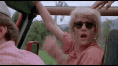 Woman In Sunglasses Sitting In Car With Man GIF