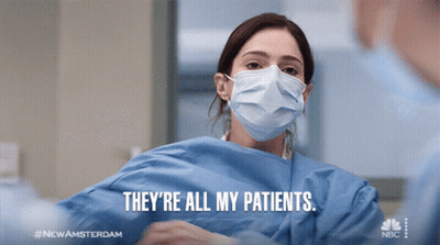 Woman In Surgical Gown Saying They Are All My Patients GIF