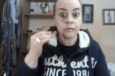 Woman In Sweatshirt Saying With Ent I Since 1981 GIF