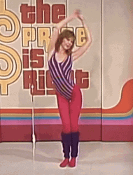 Woman In Swimsuit In Price Is Right GIF